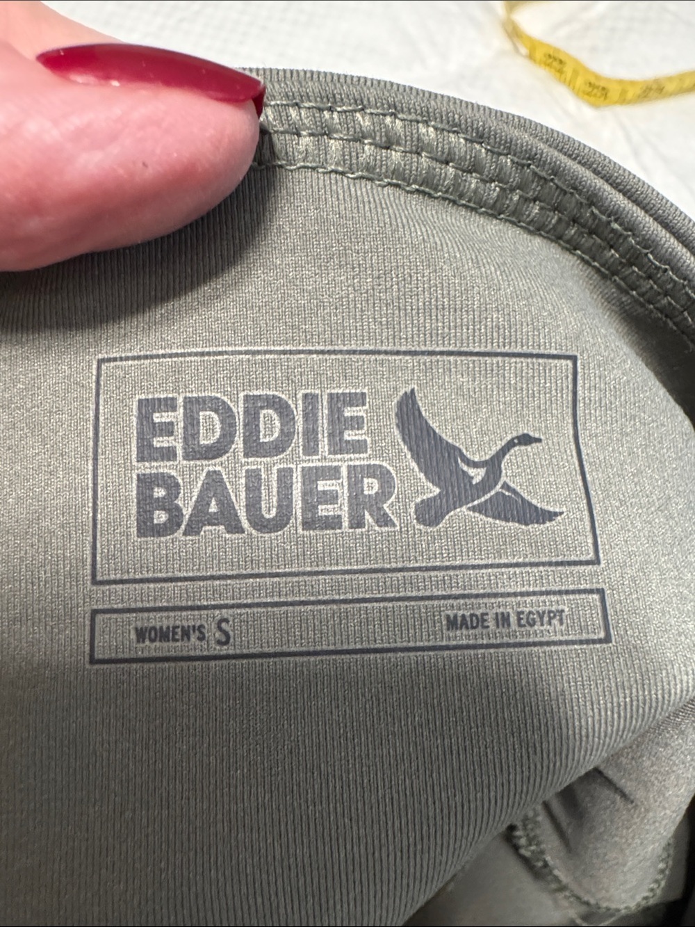 Eddie Bauer Olive Active High-Waist Leggings - Picture 6 of 6